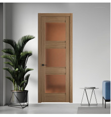 9.3.2 ND.O Дуб Мокко стекло Золотистая бронза матовое ProfilDoors Orange