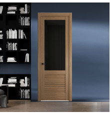 11.2.2 ND.O Дуб Мокко стекло Черное тонированное ProfilDoors Orange