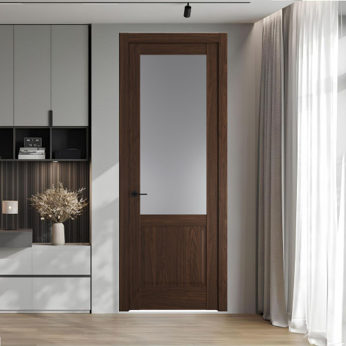 5.2.2 ND.O Орех Шоколад стекло Графит ProfilDoors Orange