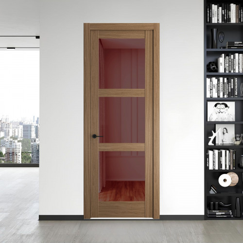 5.3.2 ND.O Дуб Мокко стекло Золотистая бронза ProfilDoors Orange
