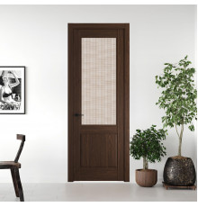 6.2.2 ND.O Орех Шоколад стекло Град ProfilDoors Orange