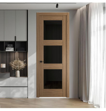 6.3.2 ND.O Дуб Мокко стекло Черное тонированное ProfilDoors Orange