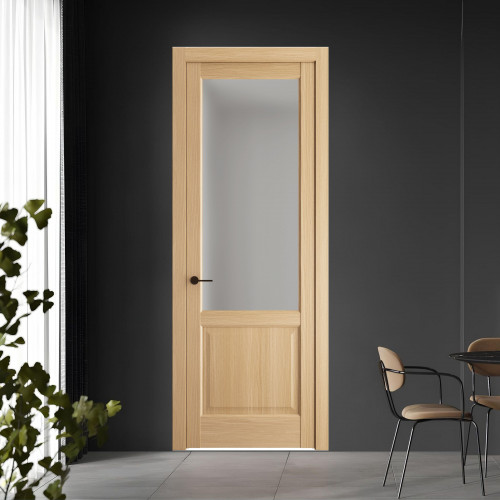 8.2.2 ND.O Дуб Натуральный стекло Матовое ProfilDoors Orange