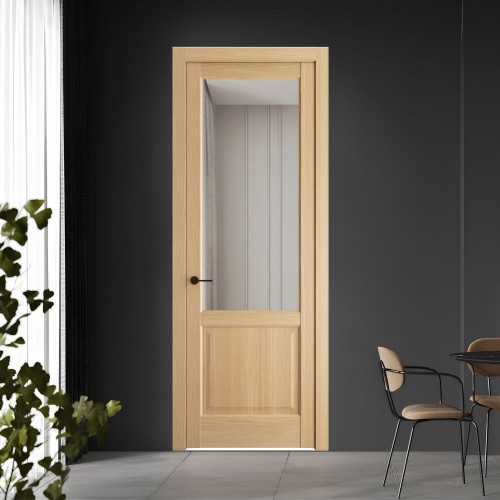 8.2.2 ND.O Дуб Натуральный стекло Прозрачное ProfilDoors Orange