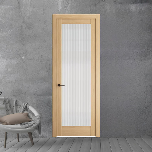 11.1.2 ND.O Дуб Натуральный стекло Мору осветленное ProfilDoors Orange