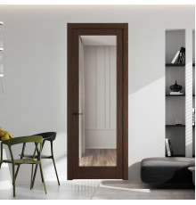 5.1.2 ND.O Орех Шоколад стекло Прозрачное ProfilDoors Orange