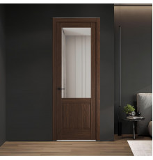 5.2.2 ND.O Орех Шоколад стекло Прозрачное ProfilDoors Orange