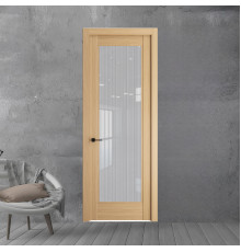 7.1.2 ND.O Дуб Натуральный стекло Узор Страйп ProfilDoors Orange