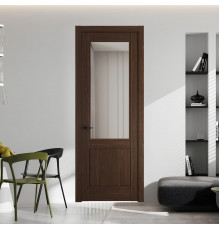 7.2.2 ND.O Орех Шоколад стекло Прозрачное ProfilDoors Orange