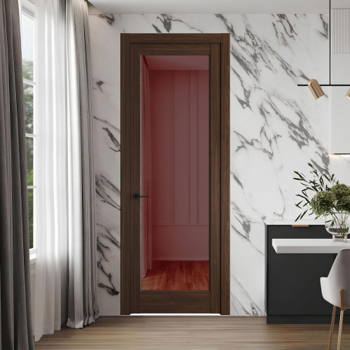 8.1.2 ND.O Орех Шоколад стекло Золотистая бронза ProfilDoors Orange