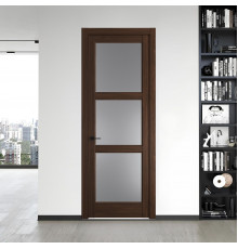8.3.2 ND.O Орех Шоколад стекло Графит ProfilDoors Orange