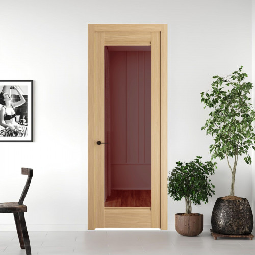 9.1.2 ND.O Дуб Натуральный стекло Золотистая бронза ProfilDoors Orange