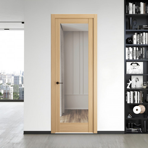 10.1.2 ND.O Дуб Натуральный стекло Прозрачное ProfilDoors Orange