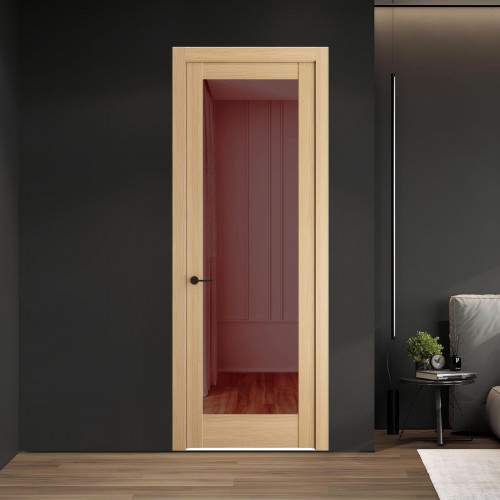11.1.2 ND.O Дуб Натуральный стекло Золотистая бронза ProfilDoors Orange