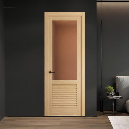 11.2.2 ND.O Дуб Натуральный стекло Золотистая бронза матовое ProfilDoors Orange