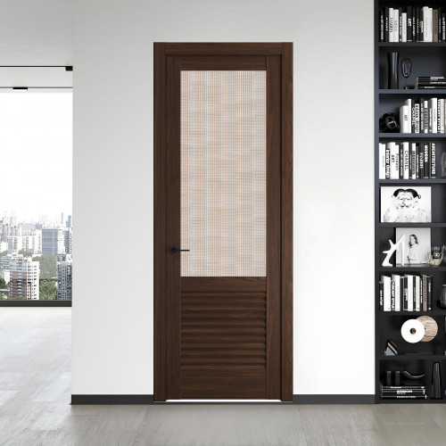 11.2.2 ND.O Орех Шоколад стекло Град ProfilDoors Orange