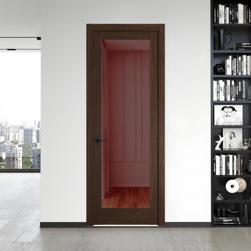 5.1.2 ND.O Орех Шоколад стекло Золотистая бронза ProfilDoors Orange