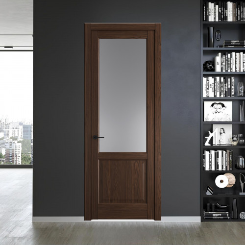 8.2.2 ND.O Орех Шоколад стекло Графит ProfilDoors Orange
