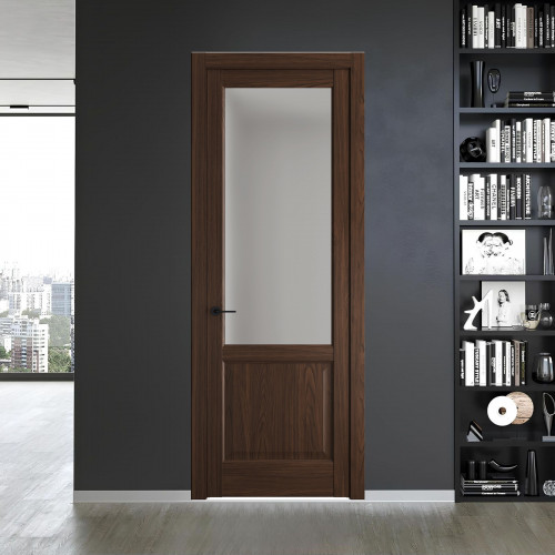 8.2.2 ND.O Орех Шоколад стекло Матовое ProfilDoors Orange