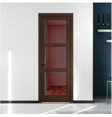 8.3.2 ND.O Орех Шоколад стекло Золотистая бронза ProfilDoors Orange