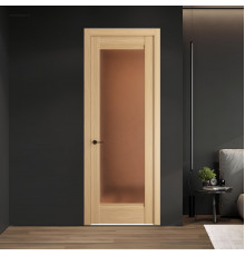 9.1.2 ND.O Дуб Натуральный стекло Золотистая бронза матовое ProfilDoors Orange