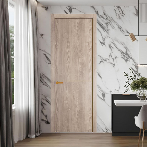 11 NE.O Дуб Сонома молдинг Бронза кромка Бронза ProfilDoors Orange