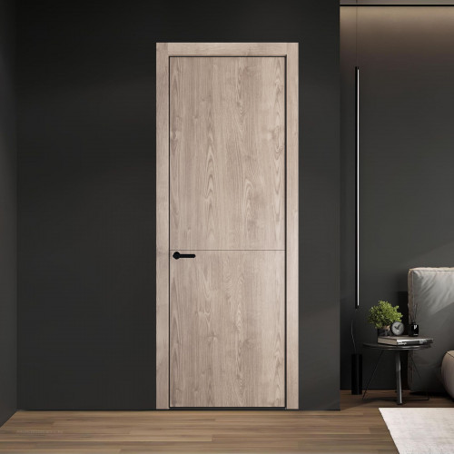 11 NE.O Дуб Сонома молдинг Черный кромка Черный ProfilDoors Orange