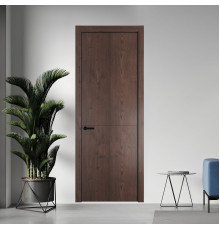 11 NE.O Дуб Тобакко молдинг Черный кромка Черный ProfilDoors Orange