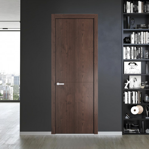 11 NE.O Дуб Тобакко молдинг Черный муар кромка Черный муар ProfilDoors Orange