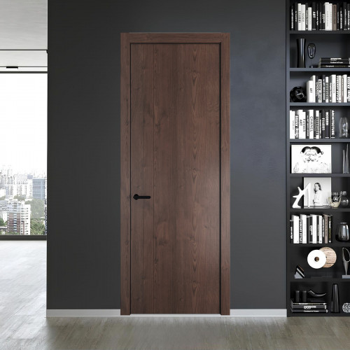 12 NE.O Дуб Тобакко молдинг Черный кромка Черный ProfilDoors Orange