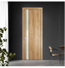 18 NE.O Дуб Карамель вставка Белый лак кромка Вайт ProfilDoors Orange