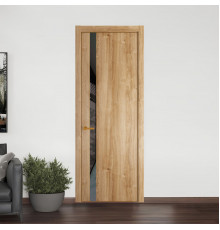 18 NE.O Дуб Карамель вставка Графит лак кромка Бронза ProfilDoors Orange