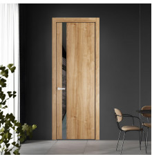 18 NE.O Дуб Карамель вставка Графит лак кромка Черный муар ProfilDoors Orange