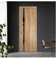 18 NE.O Дуб Карамель вставка Графит лак кромка Медь ProfilDoors Orange