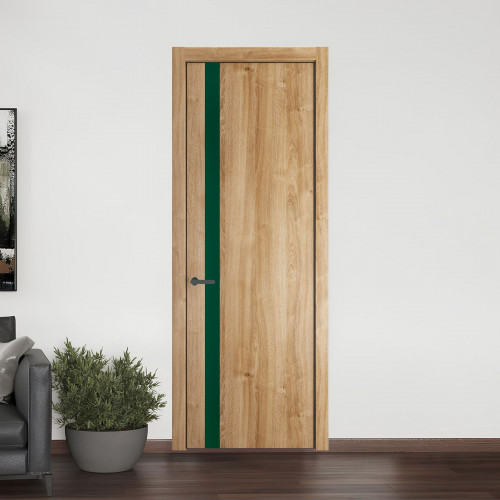 18 NE.O Дуб Карамель вставка Монохром зеленый лес кромка Серая ночь ProfilDoors Orange