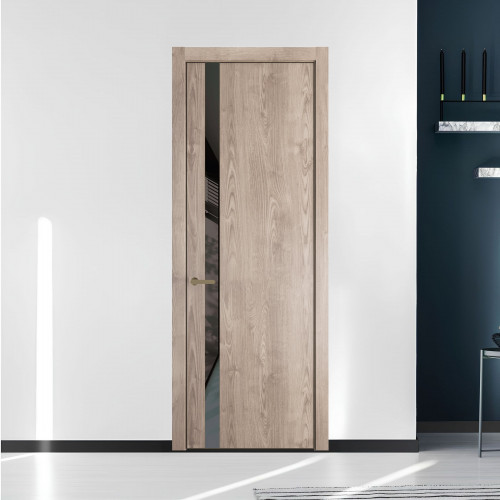 18 NE.O Дуб Сонома вставка Графит лак кромка Шампань ProfilDoors Orange