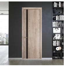 18 NE.O Дуб Сонома вставка Монохром графит кромка Шампань ProfilDoors Orange