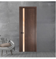 18 NE.O Дуб Тобакко вставка Бежевый лак кромка Черный ProfilDoors Orange