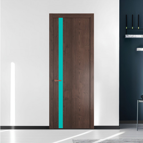 18 NE.O Дуб Тобакко вставка Монохром мята кромка Медь ProfilDoors Orange