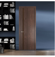 18 NE.O Дуб Тобакко вставка Орех Шоколад кромка Никель ProfilDoors Orange