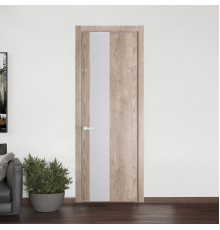 19 NE.O Дуб Сонома вставка Дарк Вайт кромка Вайт ProfilDoors Orange