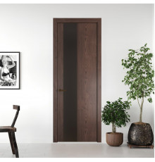 19 NE.O Дуб Тобакко вставка Монохром графит кромка Деорэ ProfilDoors Orange