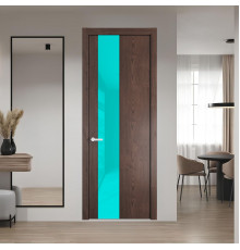 19 NE.O Дуб Тобакко вставка Мята лак кромка Черный муар ProfilDoors Orange