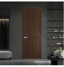 52 NE.O Орех Шоколад вставка Глухая кромка Черный муар ProfilDoors Orange