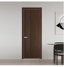 53 NE.O Орех Шоколад вставка Глухая кромка Вайт ProfilDoors Orange