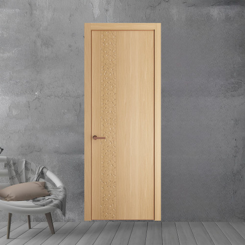 59 NE.O Дуб Натуральный вставка Глухая кромка Медь ProfilDoors Orange