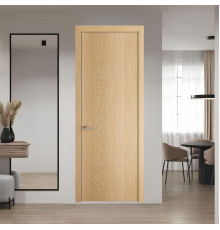 59 NE.O Дуб Натуральный вставка Глухая кромка Никель ProfilDoors Orange