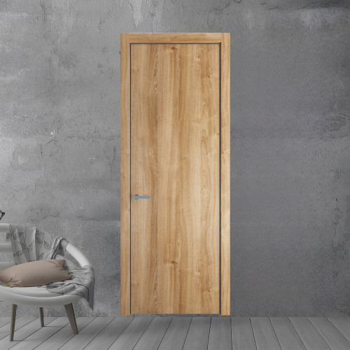 12 NE.O Дуб Карамель молдинг Серебро кромка Серебро ProfilDoors Orange