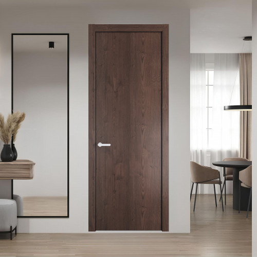 12 NE.O Дуб Тобакко молдинг Черный муар кромка Черный муар ProfilDoors Orange