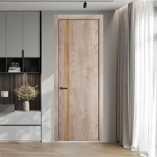 18 NE.O Дуб Сонома вставка Дуб Карамель кромка Деорэ ProfilDoors Orange